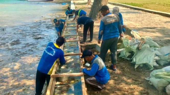 Pemerintah Kabupaten Kepulauan Seribu terus perkuat infrastruktur pesisir guna mengantisipasi ancaman banjir rob yang kerap terjadi