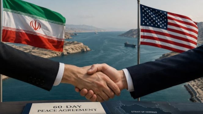 Kesepakatan damai 60 hari antara AS vs Iran.