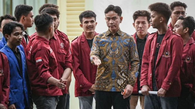 Wapres Gibran Rakabuming Raka terima perwakilan mahasiswa yang demo