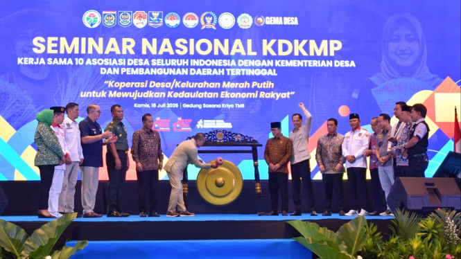 Kemendes dan 10 Asosiasi Desa Gelar Seminar Nasional KDKMP