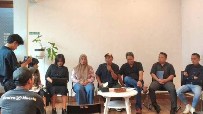 Warga Desa Rancapinang bersama Koalisi Rancapinang untuk Keadilan.