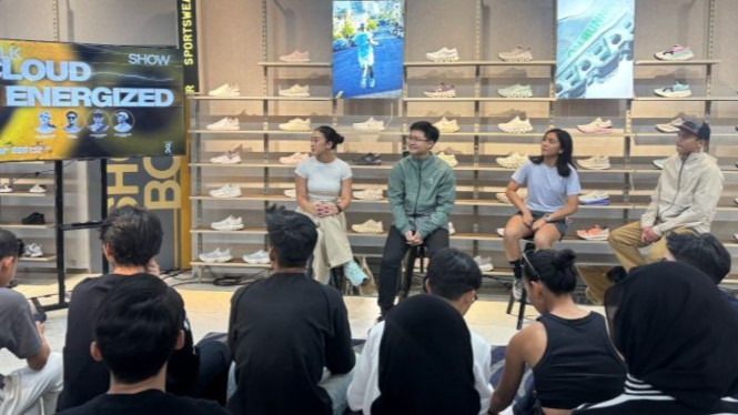 talkshow, product experience, shoe trial, serta fun run 5K dan 10K