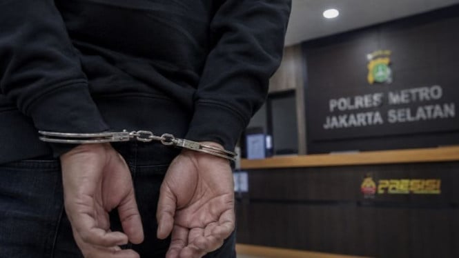 Ilustrasi tangkap pelaku kejahatan.
