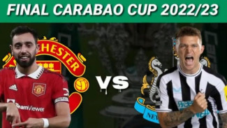 Final Carbo Cup 2022-2023: Manchester United vs Newcastle United di Wembley Stadium