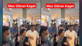 Viral Ekspresi Gibran Kaget di Solo Paragon Mall, Warganet: Polos Banget