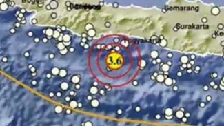 CIlacap Jateng Diguncang Gempa 3,6 SR