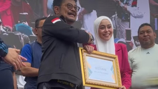 Lesti Kejora Dinobatkan Sebagai Duta Petani Milenial oleh Menteri Pertanian