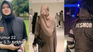 Viral Seorang Perwira Polisi Cantik, Siang jadi Ukhti Malam Terlihat Garang