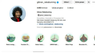 Foto Profil Medsos Gibran Ganti Pakai Foto Giring, Kenapa?