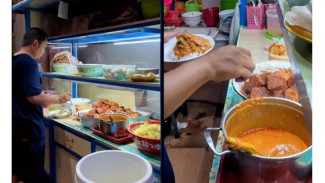 Nasi Pecel dan Rawon Mak Ros Tenda Biru, Kuliner Malam di Surabaya yang Legendaris