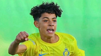 Al Nassr U-13 Juara Liga Arab Saudi U-13, Cristiano Ronaldo Jr Cetak Gol
