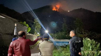 Kawasan Hutan Telomoyo Terbakar