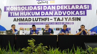 Konsolidasi Tim Hukum Luthfi-Yasin, Begini Arahan Denny Septiviant