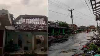 Penampakan Klaten Porak-poranda Diterjang Angin Lesus, Ratusan Rumah Rusak