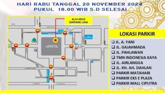 Gus Iqdam Hadir di Simpang Lima Semarang, Ini Pengalihan Lalu Lintas
