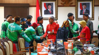 Driver Ojol Bertemu Sekda Jateng, Ini Tuntutannya