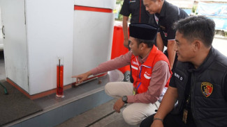 Operasi Gabungan Sidak SPBU di Kota Semarang