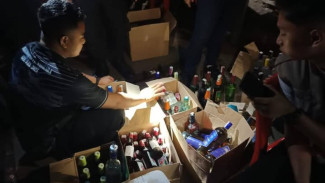 Kosek Tempat Hiburan, Sita Ratusan Miras