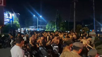 Polisi Semarang Tangkap 278 Remaja dalam Konvoi Kreak