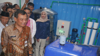 Program Desalinasi, 250 KK di Pekalongan Nikmati Air Minum Tawar Gratis