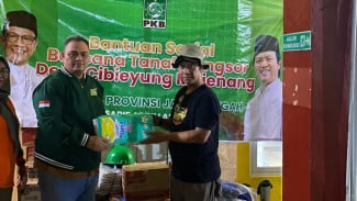 PKB Jateng Salurkan Bantuan untuk Korban Longsor Majenang