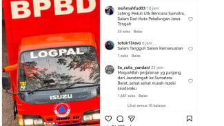Viral Rombongan Truk Bantuan Pemprov Jateng Melintasi Sitinjau Lauik, Netizen: Gini Aja Aku Nangis