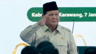 Momen Prabowo Hormat kepada Pejuang Swasembada Pangan