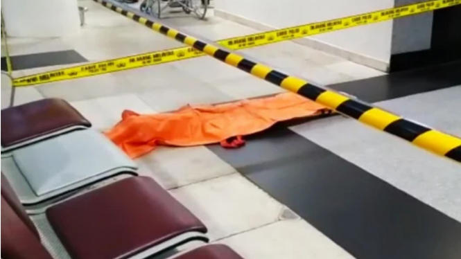 Mayat wanita yang jatuh dari lift Bandara Kualanamu