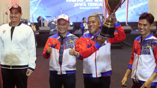 Provinsi Jawa Tengah juara umum Pornas Korpri 2023