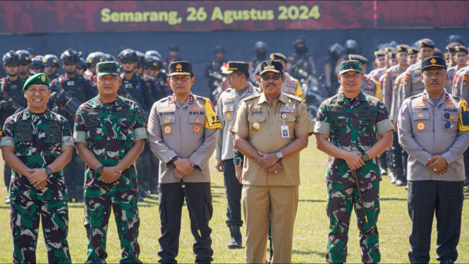 Upacara Gelar Pasukan Operasi Mantap Praja Candi 2024