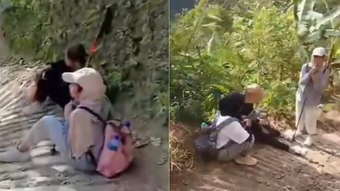 Viral remaja wanita pendaki Gunung Muria menangis kelaparan