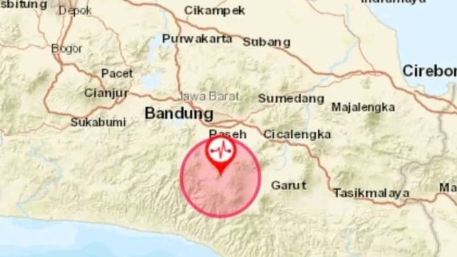 Gempa Kabupaten Bandung, Jawa Barat