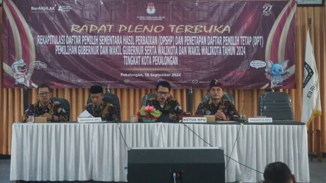 KPU Kota Pekalongan umumkan DPT Pilkada 2024