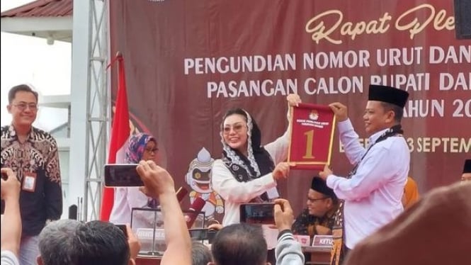 Penetapan nomor urut calon di Pilkada Brebes 2024