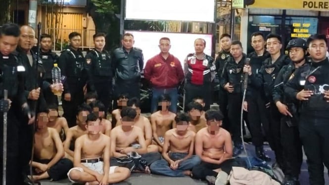 Remaja tawuran di Semarang diamankan aparat Kepolisian