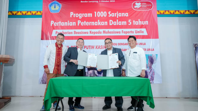 Beasiswa Yayasan JHL Merah Putih Kasih (JHL Foundation) ke Unila