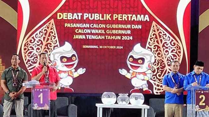 Debat perdana Pilkada Jateng 2024