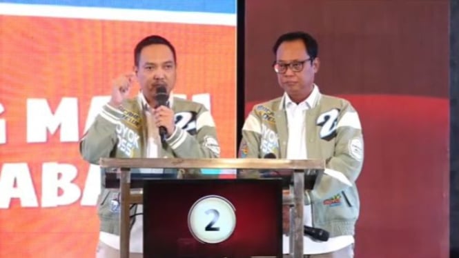 Yoyok Sukawi-Joko Santoso di debat Pilwakot Semarang