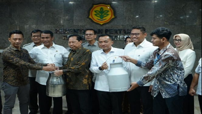 Mentan mempertemukan peternak sapi perah, pengepul, dan industri susu