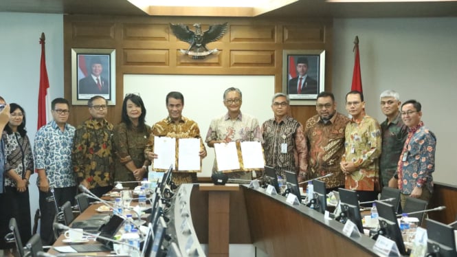 Mentan Andi Amran Sulaiman MoU bersama Menteri PU Dody Hanggodo