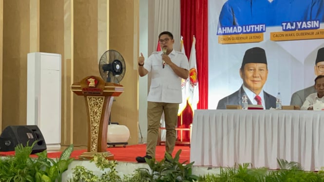 Ketua DPD Gerindra Jateng Sudaryono