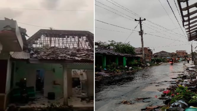 Angin puting beliung di Klaten, Jawa Tengah