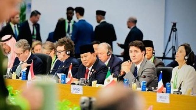 Presiden RI, Prabowo Subianto di KTT G20 Brasil