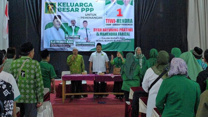 Keluarga besar PPP Purbalingga menggelar konsolidasi