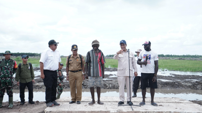 Mentan Amran kunjungan kerja di Wanam, Merauke, Papua Selatan