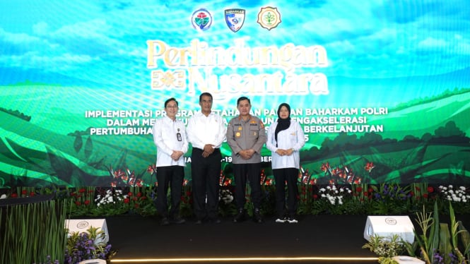 Mentan bersama Kabaharkam Polri