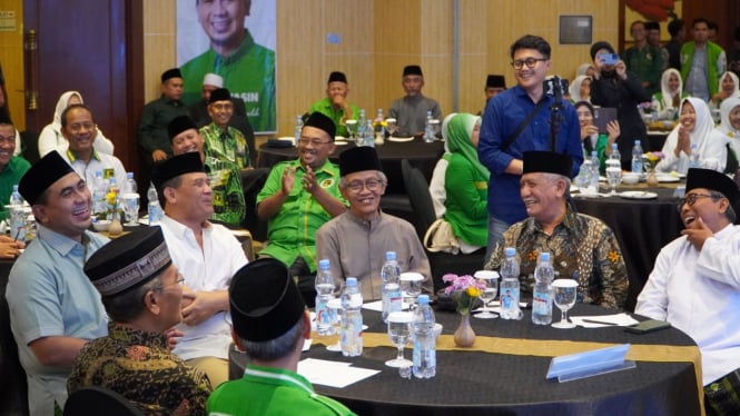 PPP Jateng menggelar tasyakuran kemenangan Lutfi-Taj Yasin.