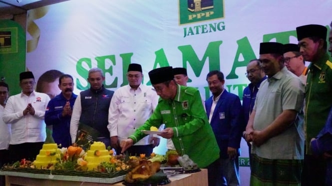 Ketua DPW PPP Jawa Tengah Masruhan Samsurie