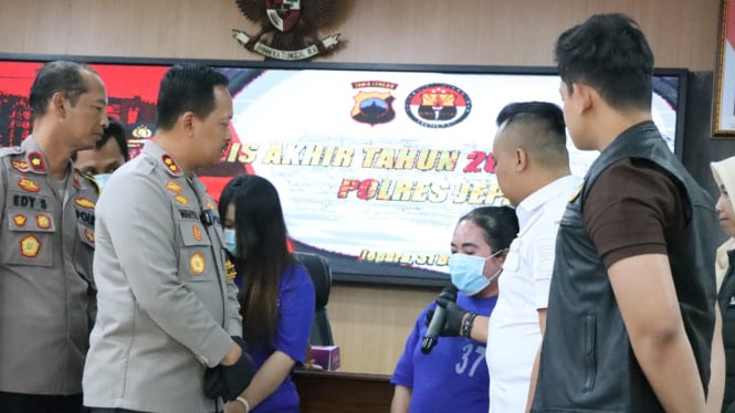 Polres Jepara merilis kasus prostitusi online