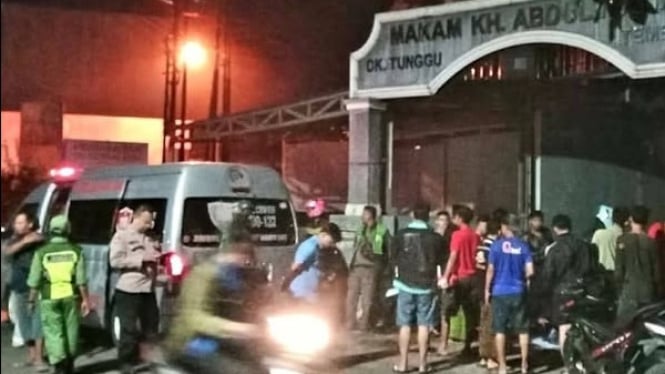 TKP pembacokan 3 pemuda di Tembalang, Semarang